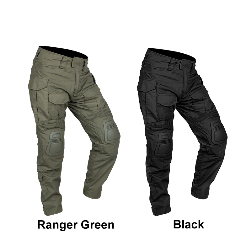 IDOGEAR G3 Combat Pants with Knee Pads Tactical Trousers  Gen3 Range green  Cotton polyster 3201