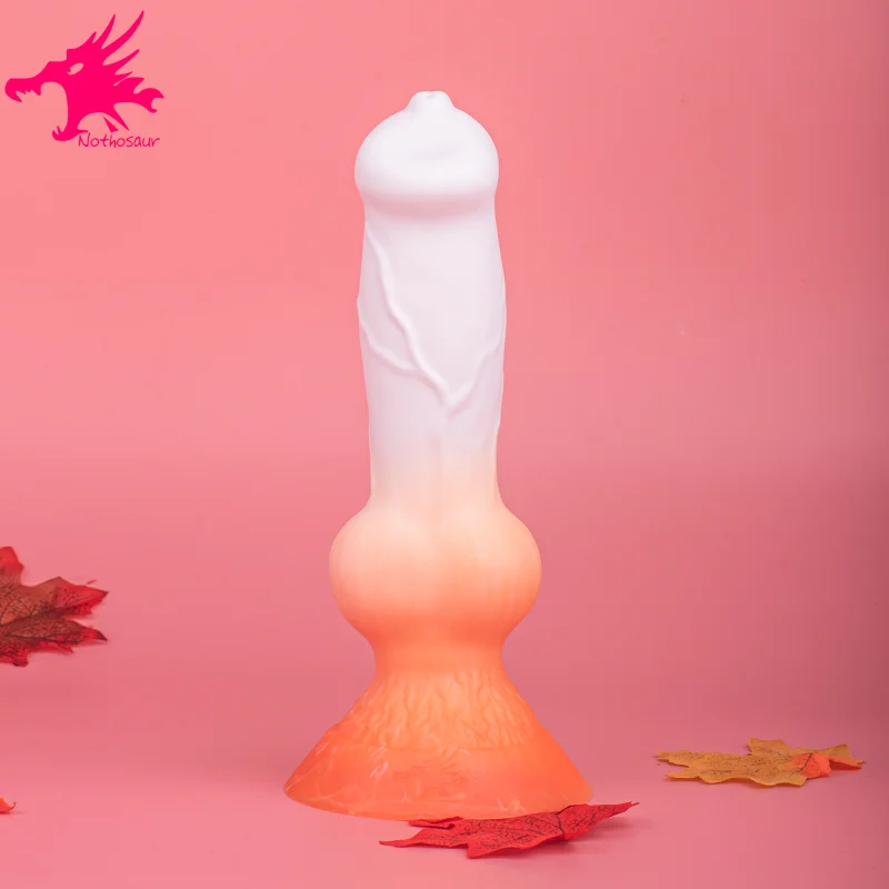 

Nothosaur NICOS Large Animal Wolf dildo Ejaculation Penis Silicone Dog Big Knot Anal Plug Sex Toys Women/Men Masturbator