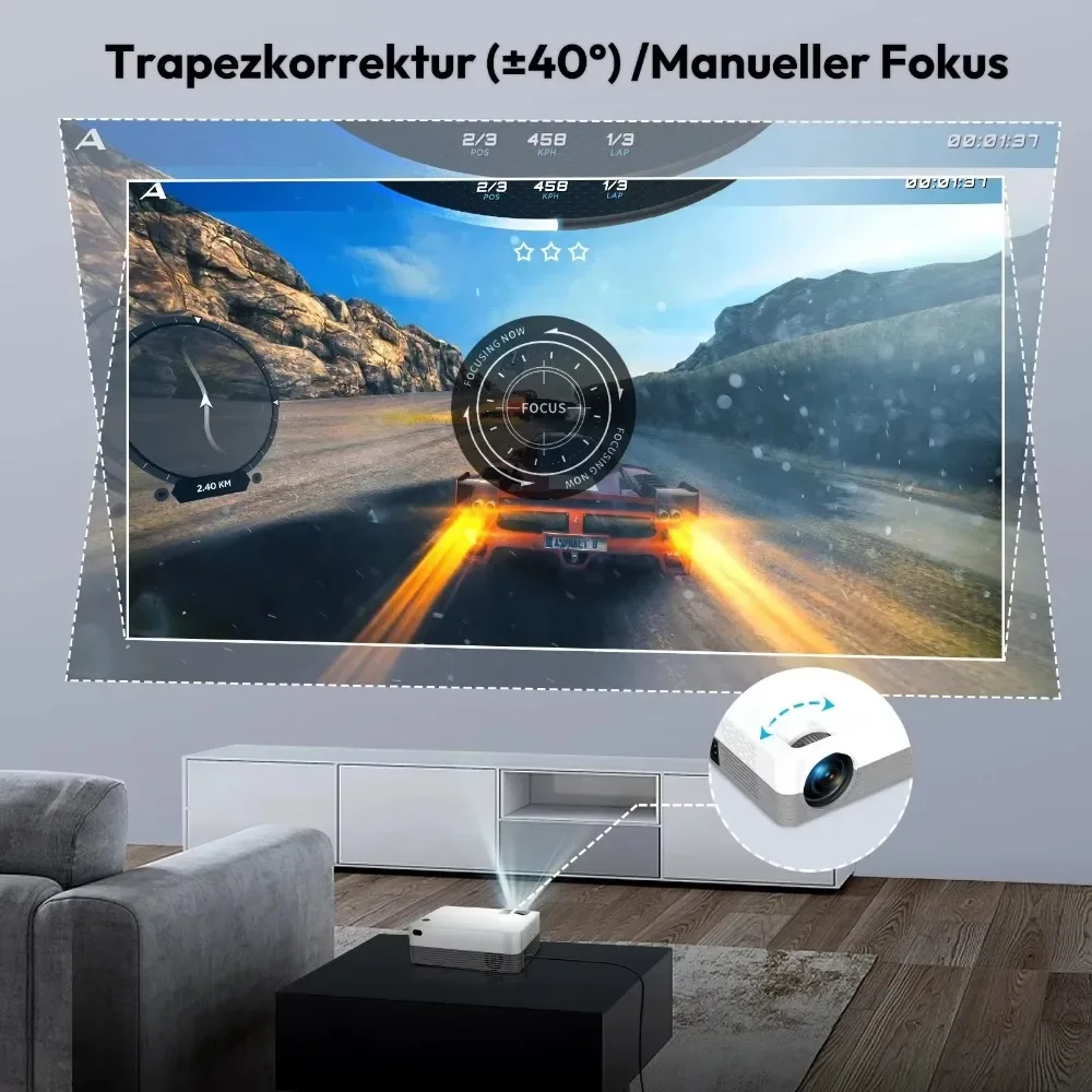 1080p nativo projetor de cinema em casa inteligente mini portátil led 4k 8k android ao ar livre videogame móvel bolso telefone cinema wifi bt