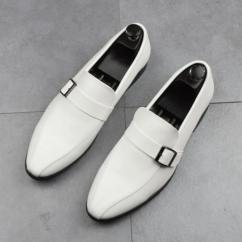 Office Men Dress Shoes Man Formal Shoes Luxury Fashion Pointed Social Shoes Casual Men Shoe Hairstylist