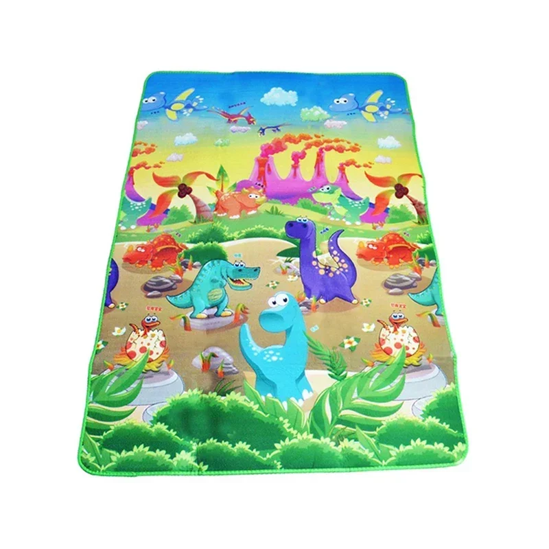 Baby Play Mat Doubel Sided Animals Soft Floor Toddler Crawling Carpet Game Activity Gym Kids Rug Educational Toys for Children