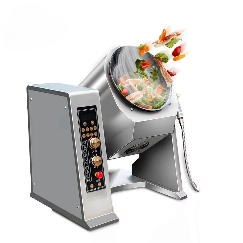 Industrial Restaurant Kitchen Stir Fryer Fried Rice Smart Electric Commercial Automatic Multifunctional Cooking Robot Machine - view 2