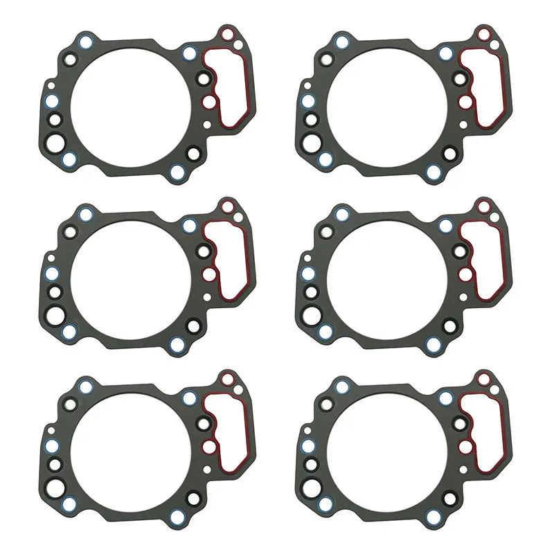 

6151121810 6PCS 6151-12-1810 Cylinder Head Gasket Compatible With Komatsu Engine 6D125E-2 S6D125E-2 SA6D125E-2 SAA6D125E-2