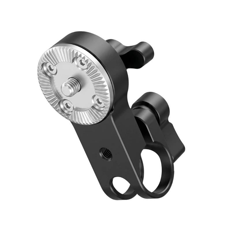 R53C M6-Gewinde-Kamerastangenklemme für 19-mm-Schienen-Aluminium-Einloch-Rohrhalter – Detail 1