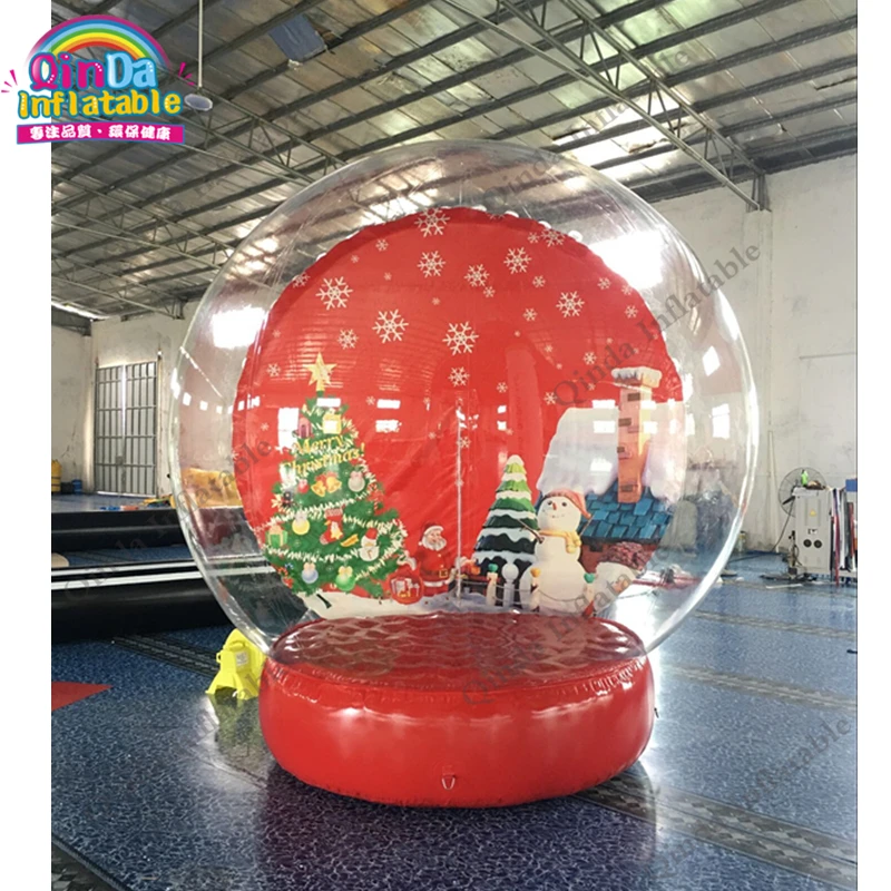 

Human Size Christmas Inflatable Photo Booth, Giant Inflatable Snow Globe For Sale