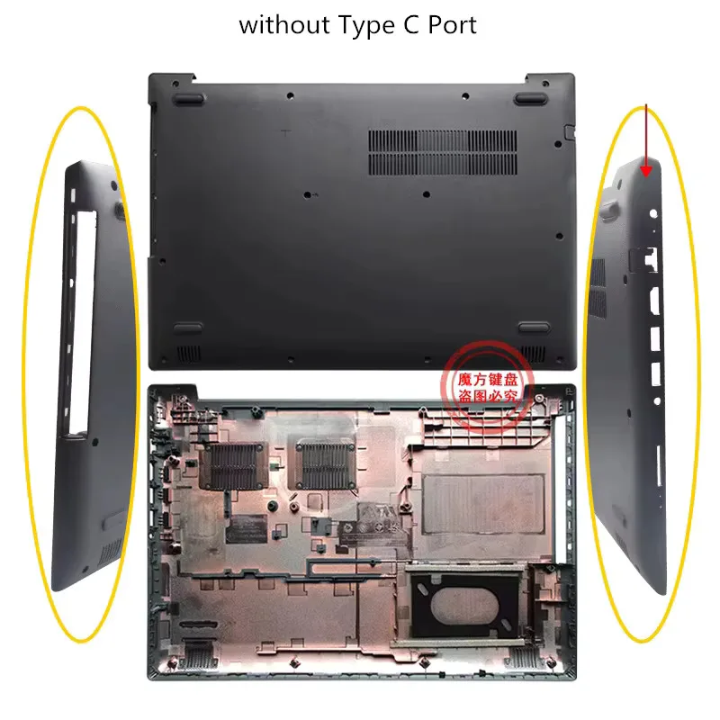 Nowa dolna pokrywa laptopa Dolna podstawa Osłona do Lenovo Ideapad 320-15IAP 520-15ikb 330-15 IKB ISK Palmrest Upper Cover Top Case