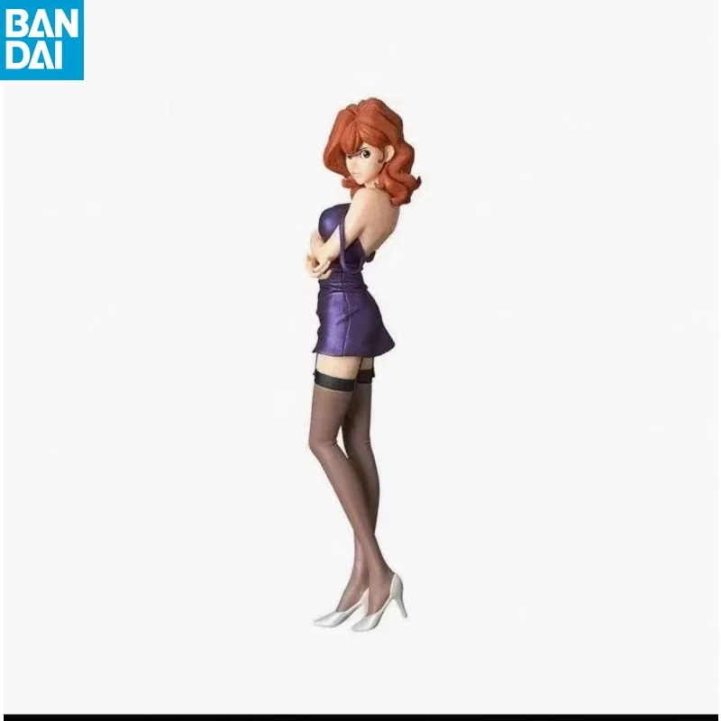 En Stock Bandai Original Banpresto Lupin la tercera mina Fujiko figura de acción en caja colección de personajes de Anime modelo muñeca