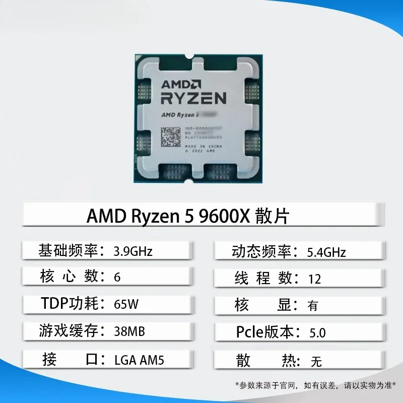 Процессор AMD R7 9700x r5 9600x r9 9900x 9950x 8600g 8700G 9800x3d