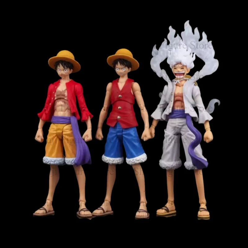 Bandai ONE PIECE SHF Luffy Kaidou Yamato Action Figures Anime Model Kit Collectible Toy Gift