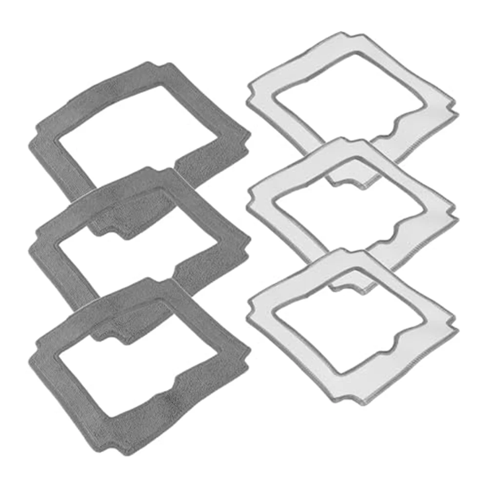 

6 Pack Replacement Spare Part Mopping Pad Washable High Water And Dirt Absorption For Liectroux YW509 Vacuum Cleaner Parts