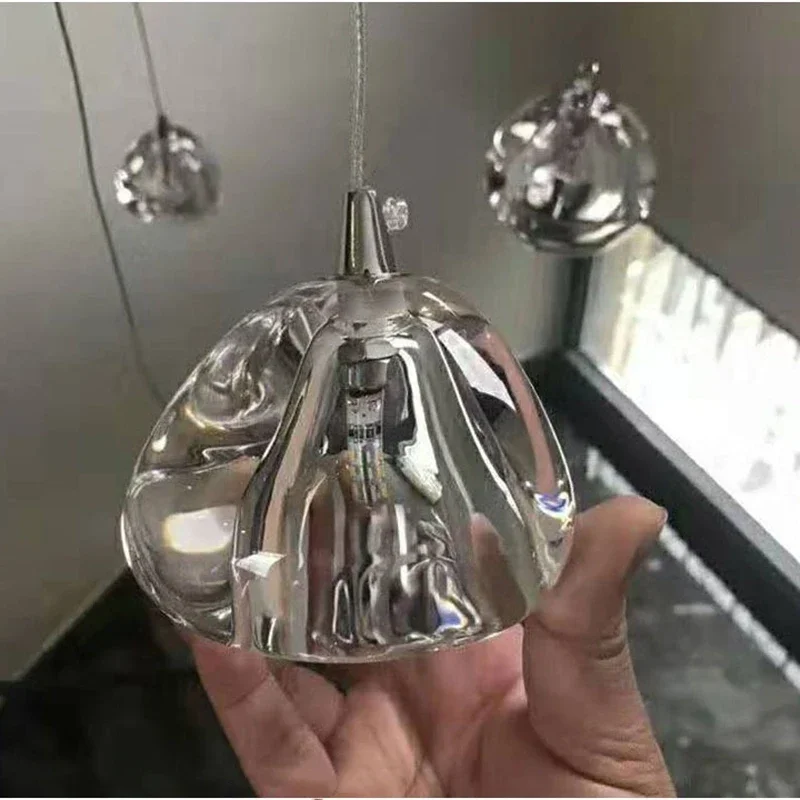 장식 메종 크리스탈 LED 샹들리에 현대 홈 장식 장식품 인테리어 조명 휴게실 서스펜션 램프