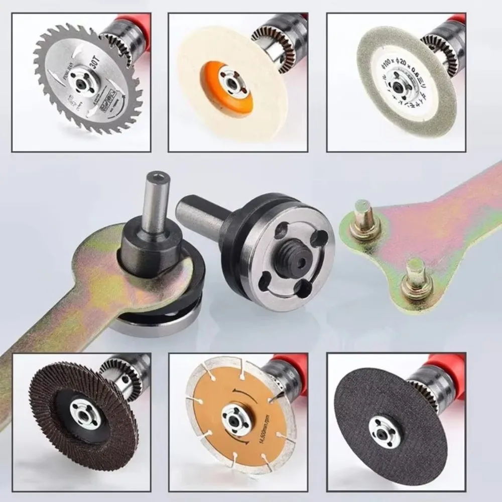 

Металлический адаптер для угловой шлифовальной машины, оправка, дисковое колесо, угловая шлифовальная машина, шатун, аксессуары для электрической дрели