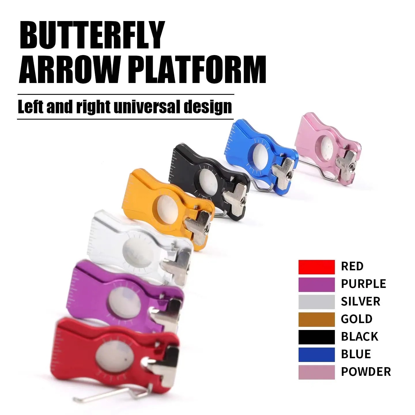 Adhesive Metal Arrow rest adjustable for Right and Left Hand for Archery Recurve Bow Hunting Shooting accessory