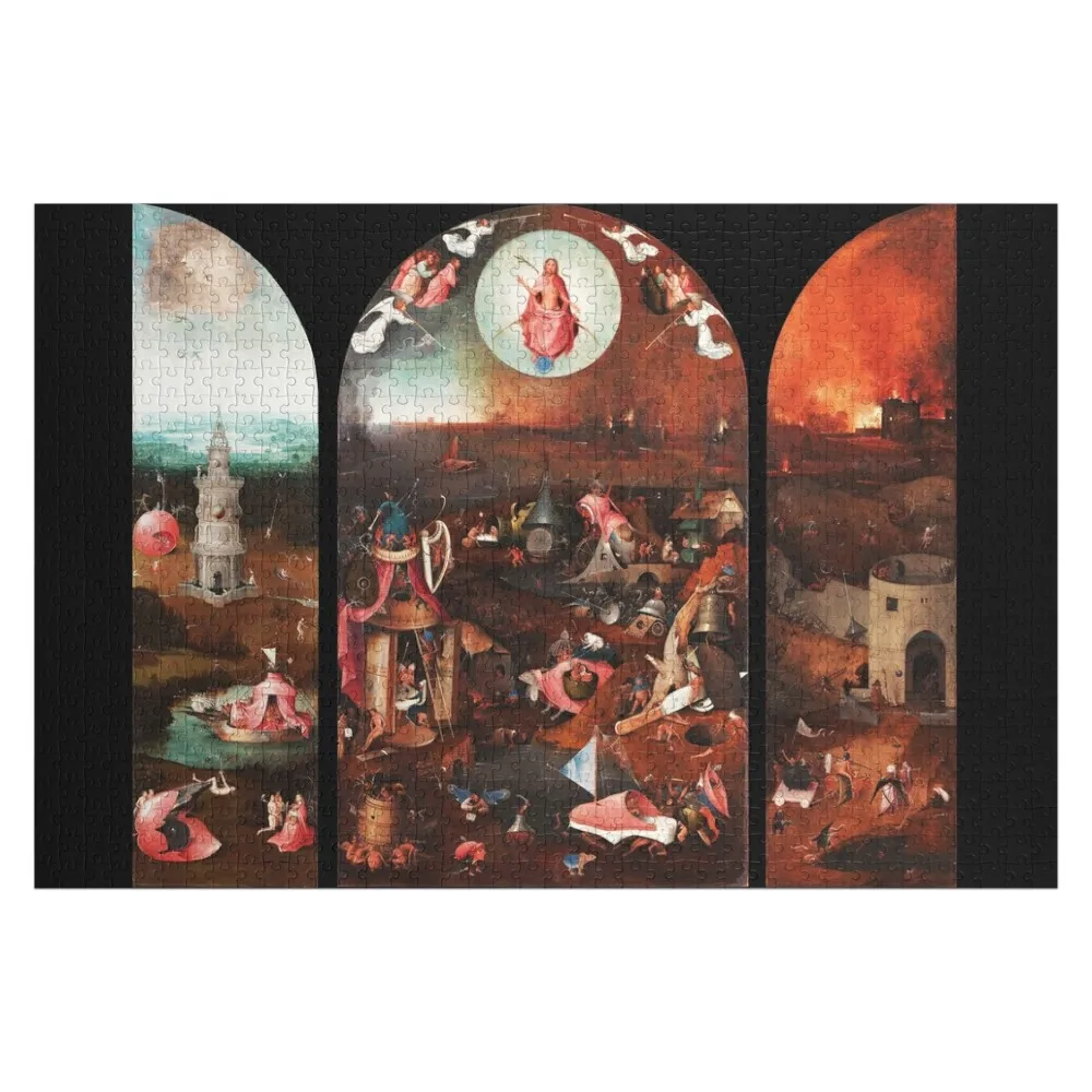 

Triptych of the Last Judgement by Hieronymus Bosch Jigsaw Puzzle Custom Jigsaw Photo Personalized Gifts Puzzle