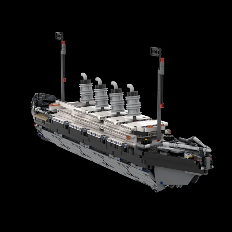 1705pcs MOC B MODEL Rms TITANIC Technical Building Toy Blocks Construction Christmas Gift Creative Education Brick Birthday