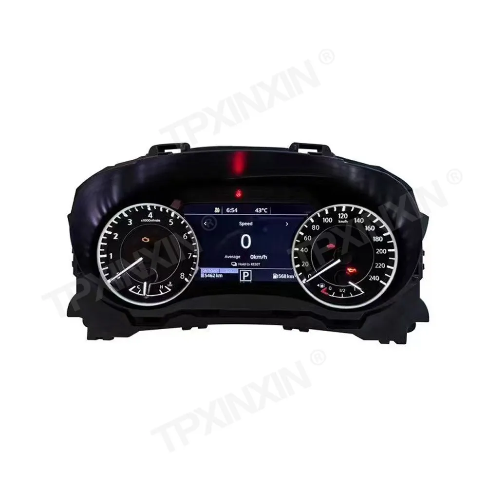 لوحة سيارة LCD لنيسان باترول أرمادا Y62 2010-2021 العنقودية الرقمية أداة قمرة القيادة الافتراضية عداد السرعة متعدد الوظائف