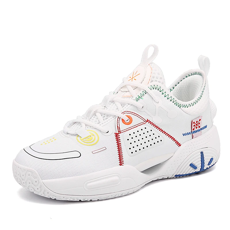 รองเท้าบาสเก็ตบอลรุ่นใหม่ - รองเท้าผ้าใบอเนกประสงค์ที่สวมใส่สบายสำหรับทุกเพศ เหมาะสำหรับกีฬาบาสเก็ตบอล กีฬากลางแจ้ง และการสวมใส่เพื่อการพักผ่อน