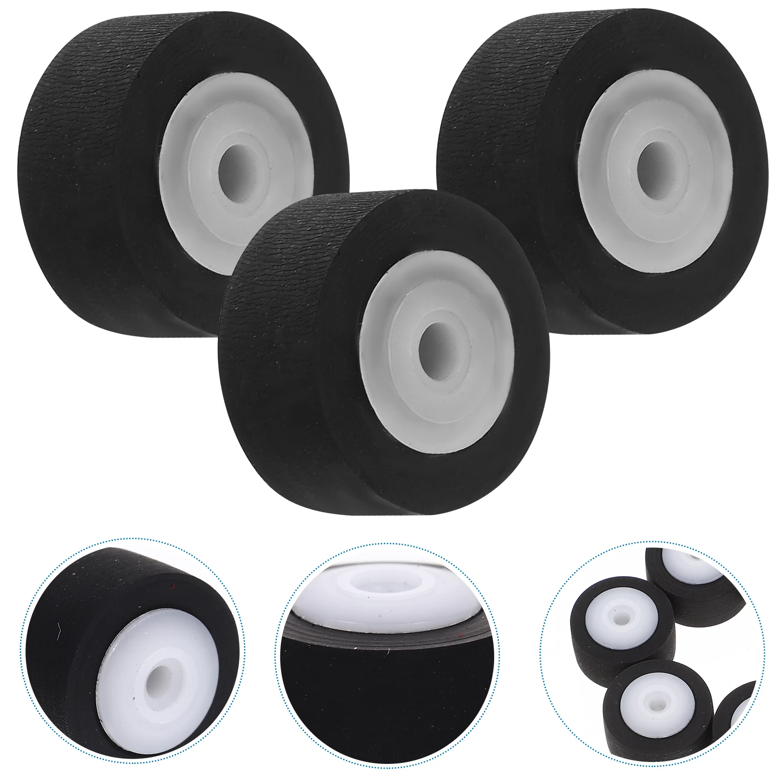 12 個ピンチローラー 11.5 ミリメートルプラスチックベアリングローラーテープレコーダーカーラジオオーディオビデオマシン交換レコーダー