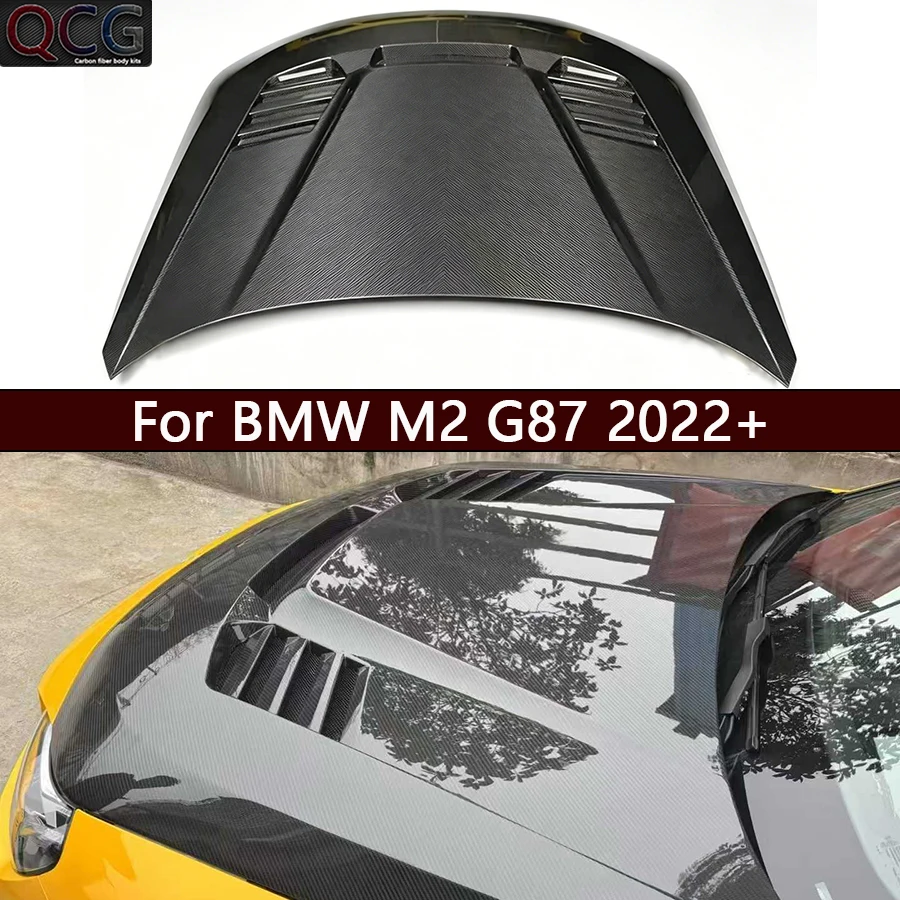 

For BMW M2 G87 2022+ Carbon Fiber Hood Forged carbon Engine Cover Hood Car Headliner Hood Cover Car Accessories Body kit