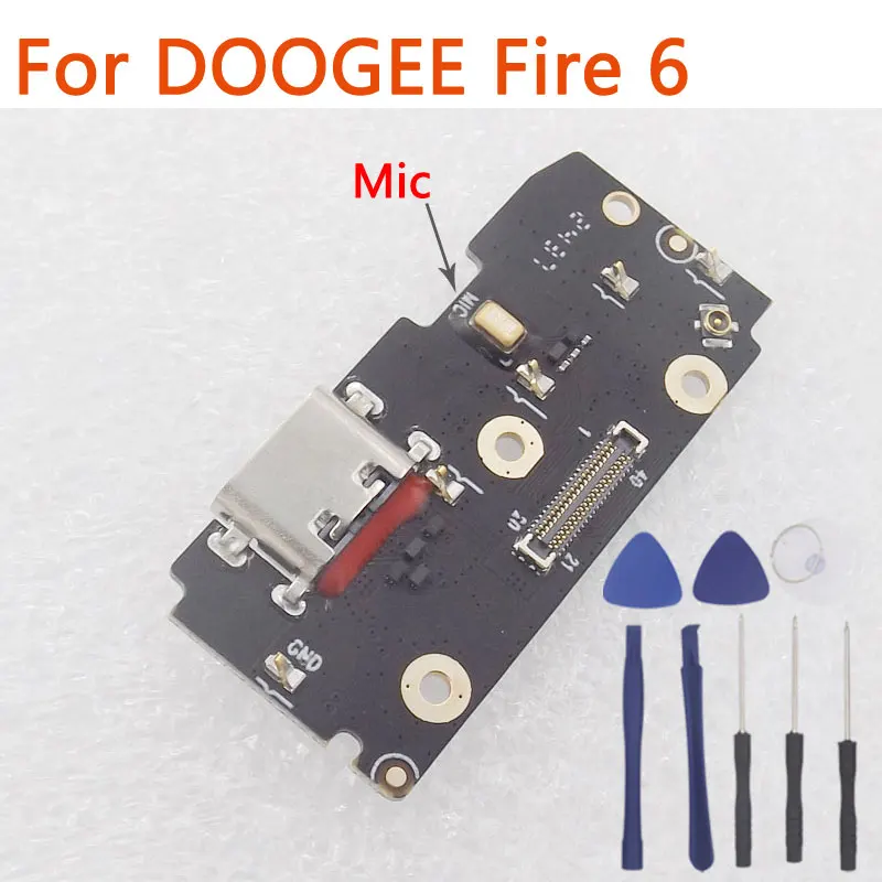 

New Original DOOGEE Fire 6 USB Board Base Charging Charge Port Board With Mic Module For DOOGEE Fire 6 Smart Phone