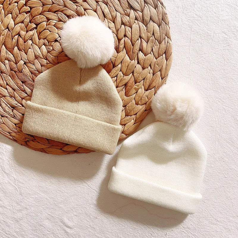 Autumn Winter Crochet Baby Hat Girls Boys Cap Kids Beanie Infant Hat New Children Baby Cap Child Cap