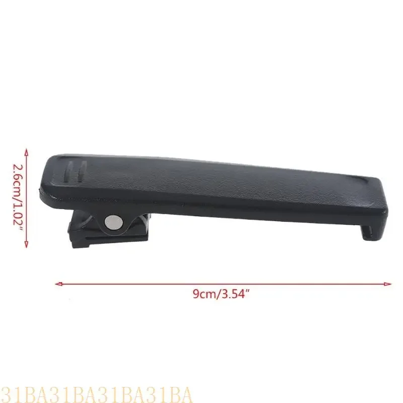 652f CLIP ORIGINAL CINTOLA WALKIE ORIGINAL PARA RÁDIO BILHOS PARA IC-V88 IC-U88 IC-F1000 IC-F2000 IC-F29SR, Black
