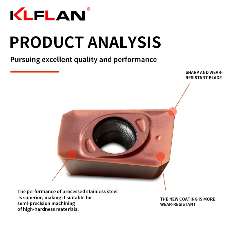 BASSETT RPMT10T3 RPMT1204 RPMW1204 RPMW1003 APMT1604 APMT1135 Inserts de fraisage haute dureté carbure cémenté CNC moule insert
