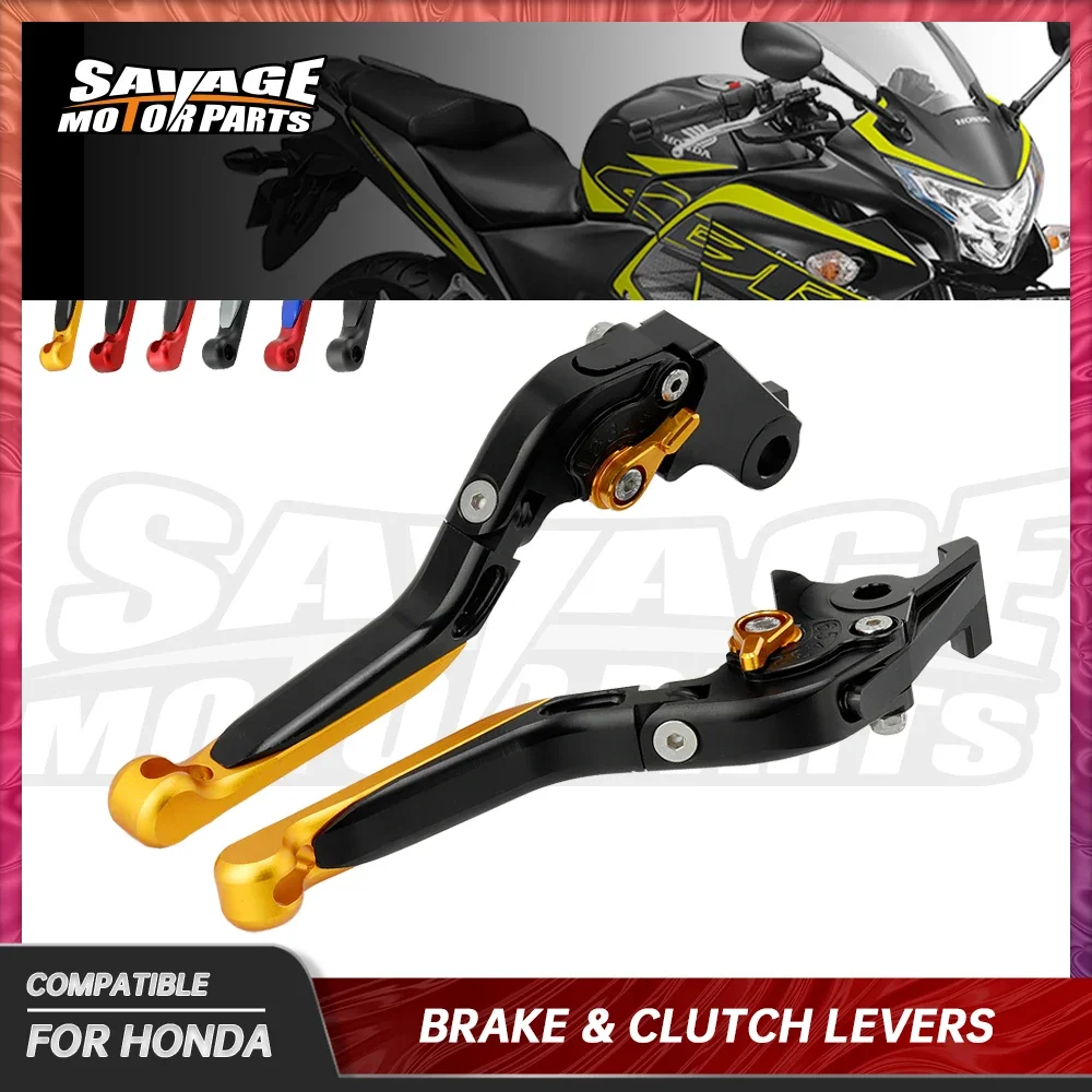 Motorcycle Folding Brake Clutch Levers For HONDA CBR 250R/300R/500R CB 300F 500X/F 190X/R CBF190R