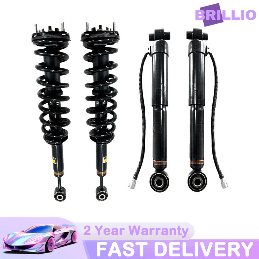 

4 X Front Rear Shock Absorbers +2x Rear Air Springs 4851034040 4852034010 4852009S61 For Toyota Sequoia 2008-2019