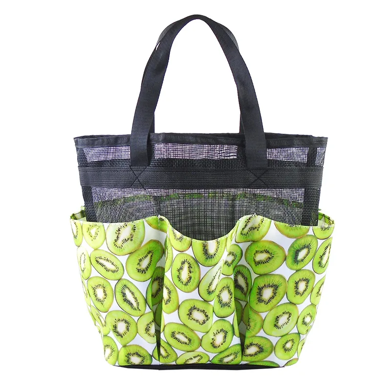 

Mesh handbag women's large-capacity portable bath storage bag men's fitness swimming bathing and toiletry bag
