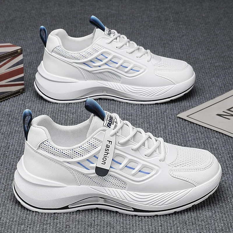 

Summer Men's Sneakers Breathable Mesh Casual Shoes Lightweight Vulcanized Walking Shoes Soft-soled Comfortable Men Sports Shoes