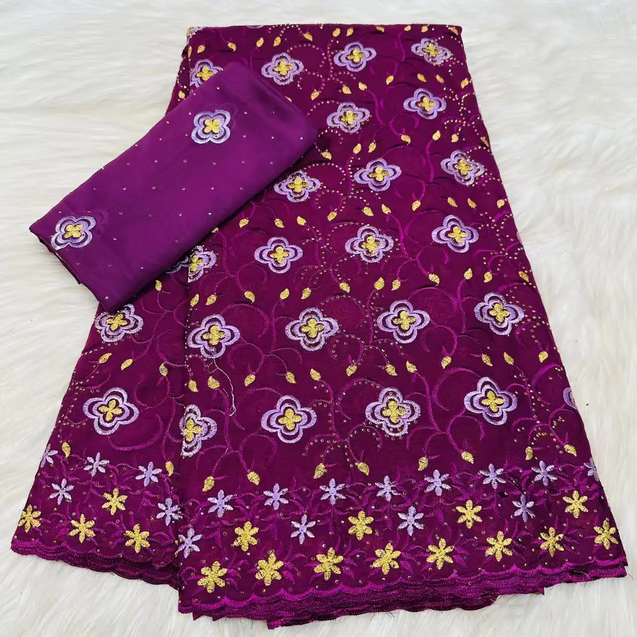 5-2-yards-swiss-voile-lace-fabric-with-3d-flower-nigerian-applique-and-stones-super-quality-african-wedding-dress-lace-2026