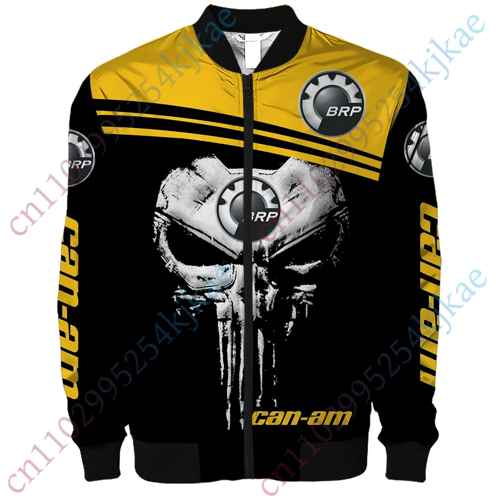 

Can-am BRP Jacketss Clothing For Men's Harajuku Baseball Uniform Lightweight Bomber Jacket Hip Hop Windbreaker Streetwear Coat