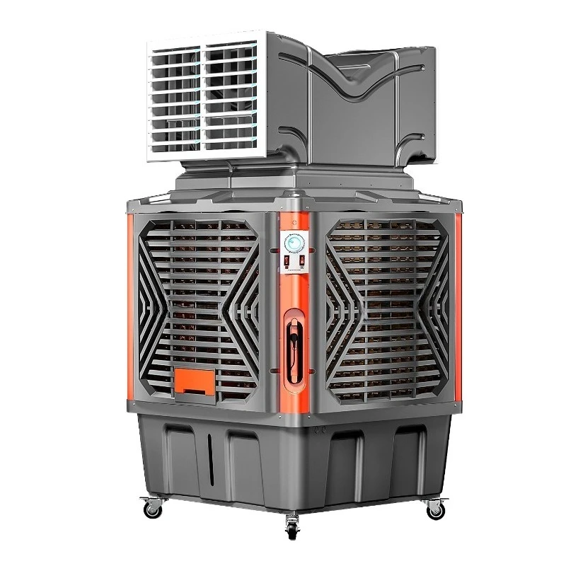 Enfriadores de aire industriales, acondicionadores de aire refrigerados por agua ecológicos móviles evaporativos, ventiladores comerciales refrigerados por agua