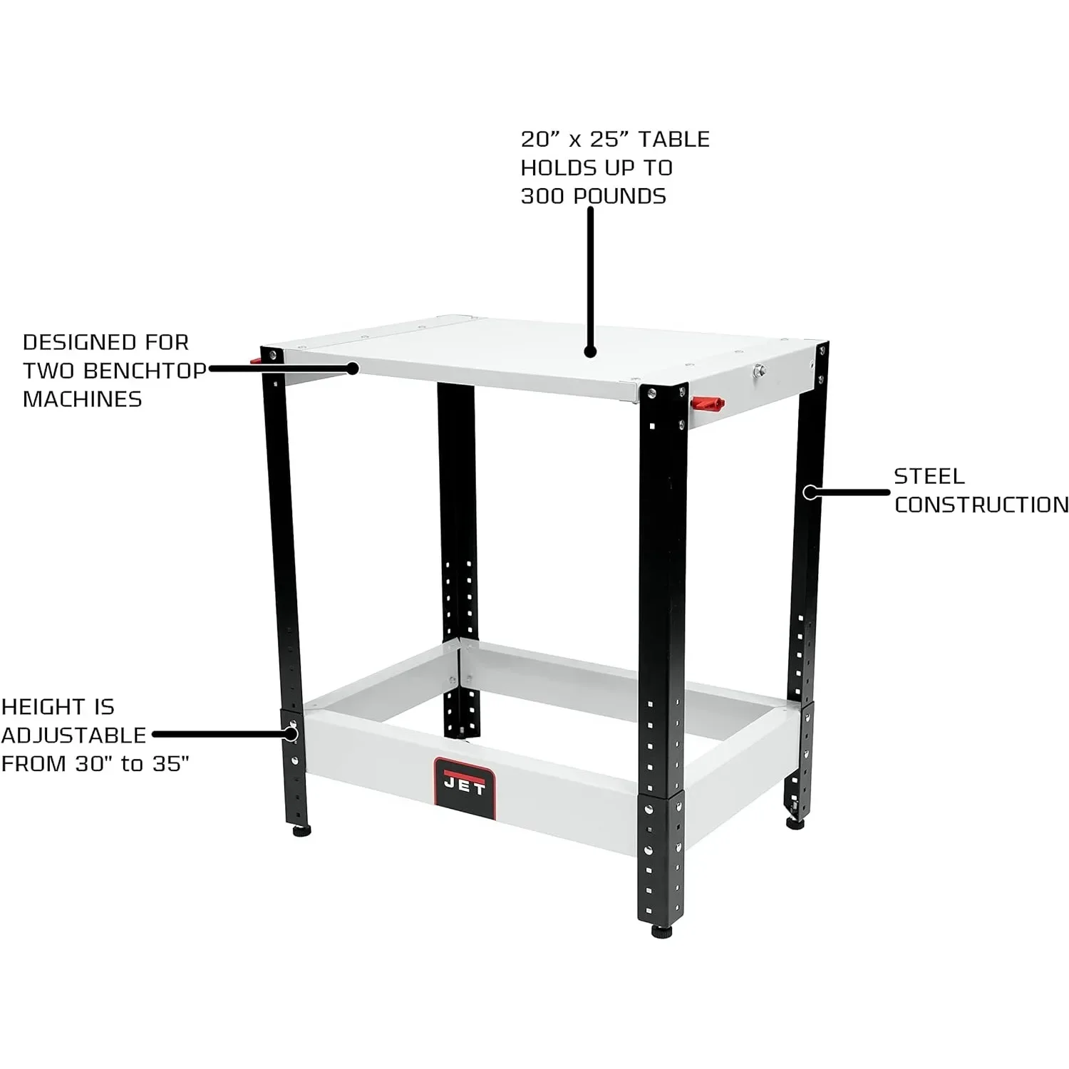 Flip Top Benchtop Machine Table (728200) Load Capacity ‎300 Pound | USA | NEW