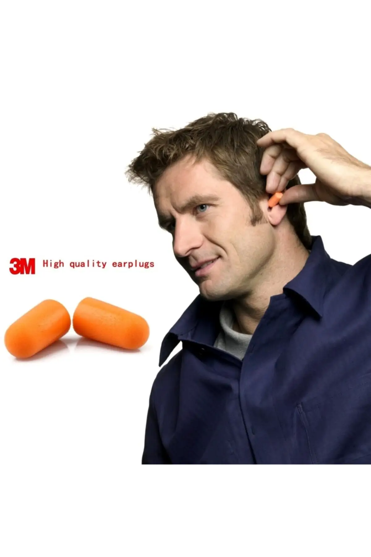 3m 20 Pairs Sponge Earplugs Noise Sound Waterproof Stopper Used For Sleeping Sports All Kinds Of Activity