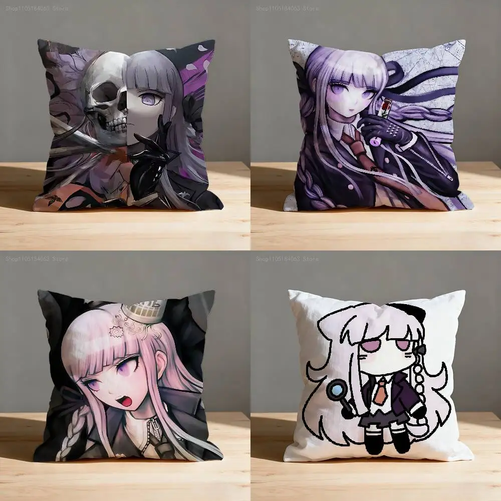 

K-Kyoko K-Kirigiri Pillowcases Bedroom Living Room Sofa Home Decor Polyester Cushion Cover with Zipper