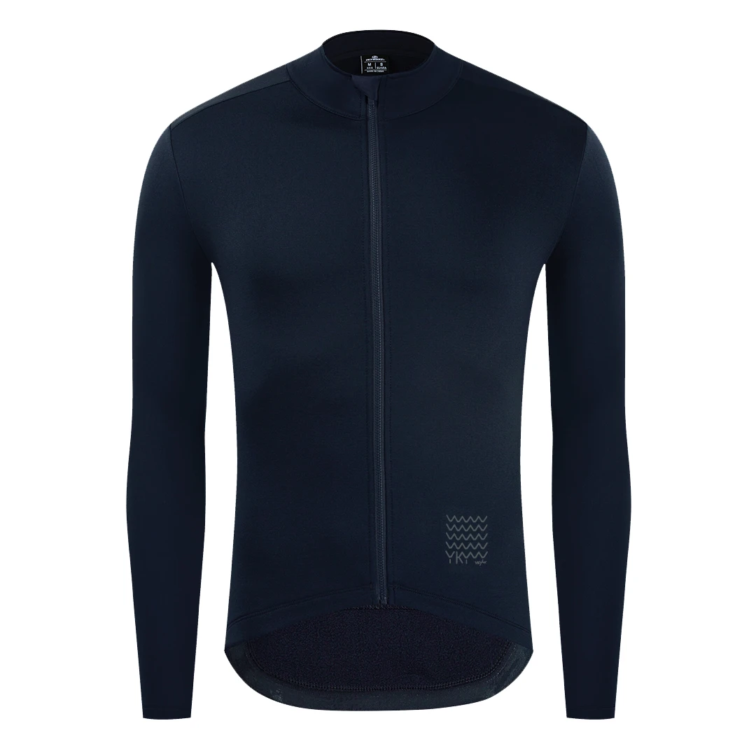 Ykywbike Winter Radfahren Jersey männer Thermo Fleece Fahrrad Kleidung MTB Langarm Warme Tops Rennrad Jacke