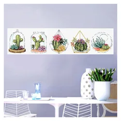 G176 Stich Cross Stitch Kits Craft Packages Cotton Fabric Floss Counted New Designs Needlework Embroidery Cross-Stitching