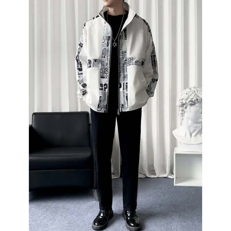 2024 autumn new arrival thicken coat high quality letter pattern jacket men,men's fashion casual jackets male,plus-size M-3XL