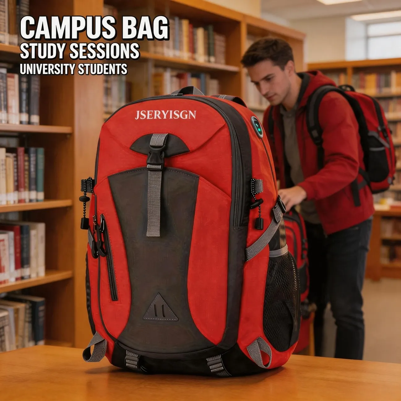 Simple Backpack Daily Commute Outdoor Travel With Laptop Compartment for School and Work