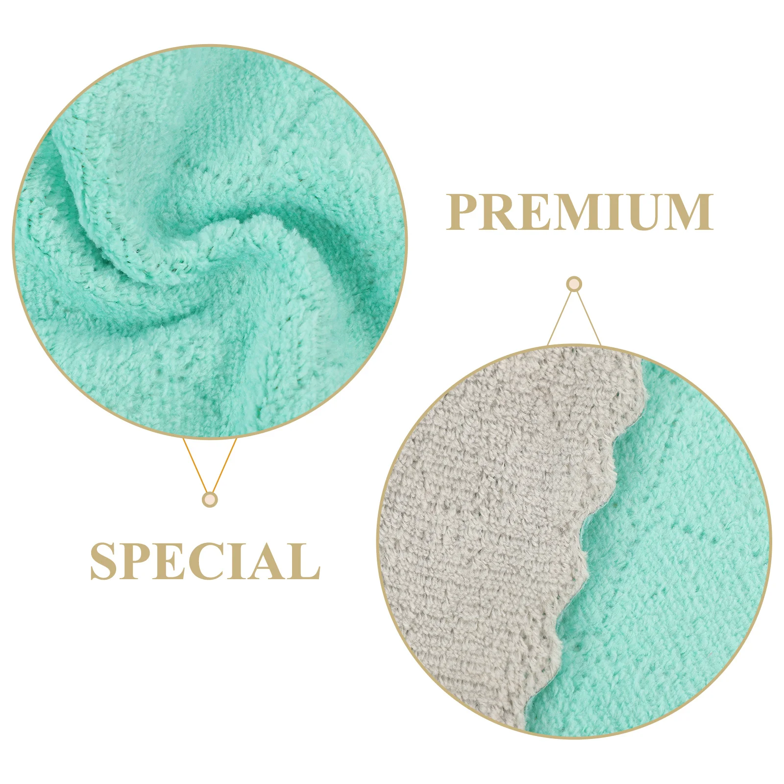 

10 Pcs Thicken Cleaning Rag Set Washcloth Microfiber Coral Fleece Kitchen Towel Dish Washing Cloths