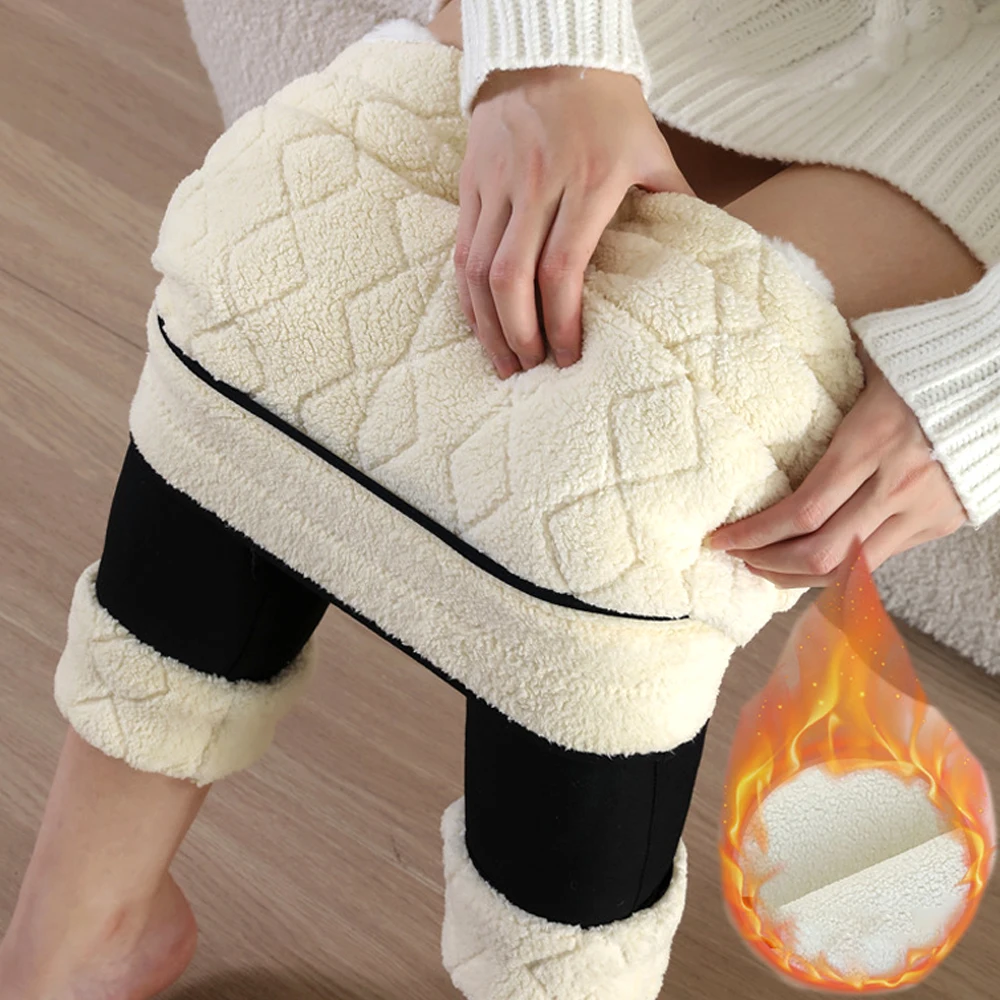 

Женские леггинсы на флисовой подкладке, теплые зимние колготки с высокой талией, брюки с контролем живота, утолщенные колготки для холодной погоды