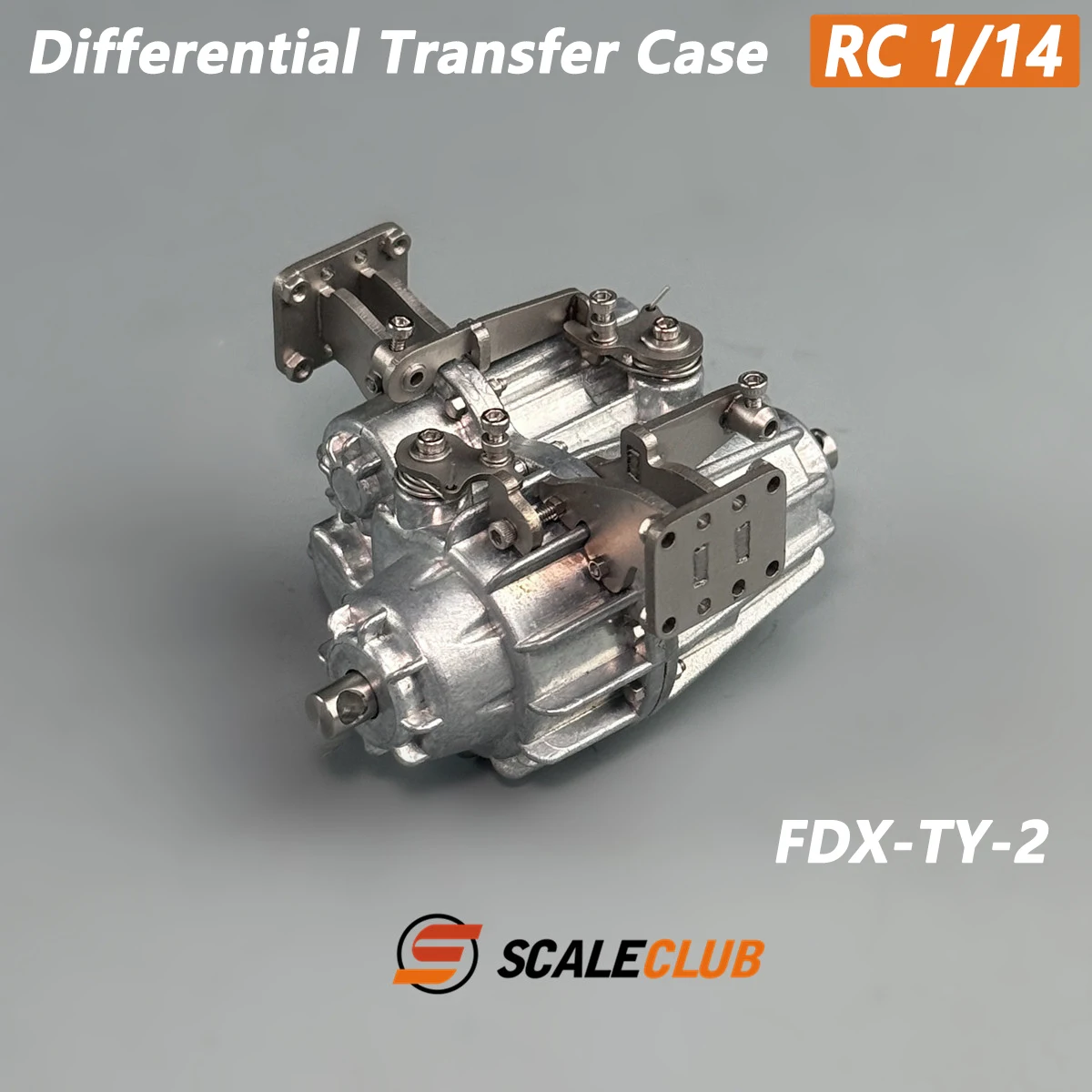 Metal Differential Transfer Case With Lock Center Differential For 1/14 Tamiya RC Truck Scania 770S Benz Volvo Car Diy Toy Parts