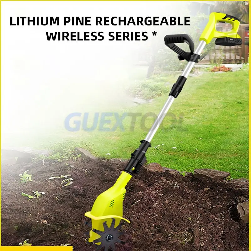 Lithium-electric Electric Scarifier Lithium-electric Micro-tillator Soil Plough Small Weeding Plough Digging And Orchard Digging