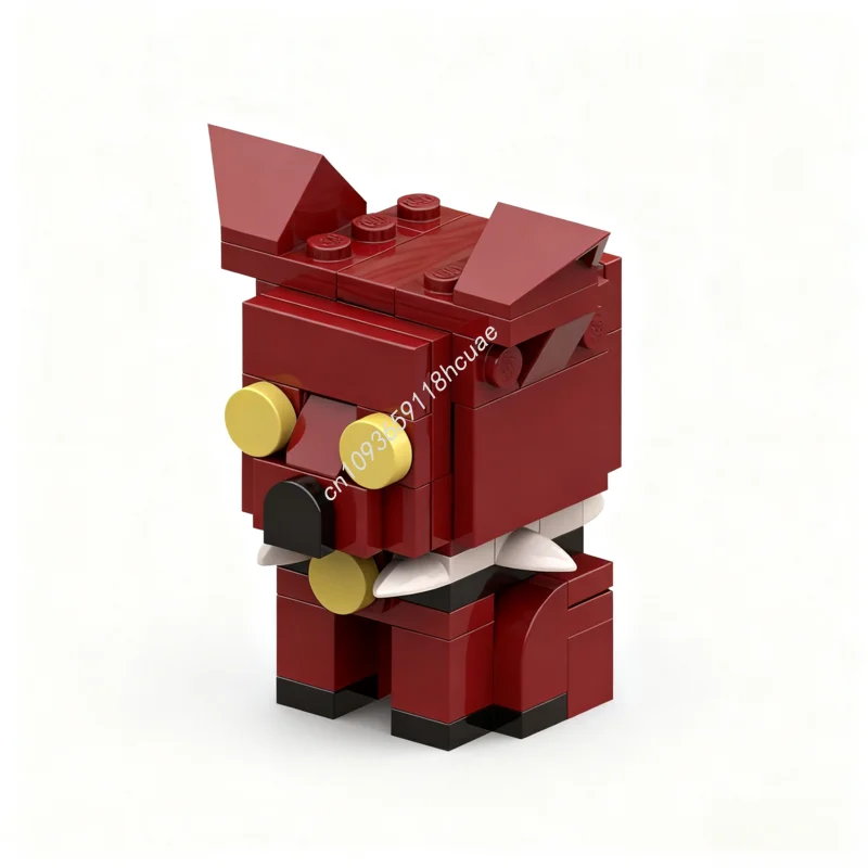 82pcs MOC Hellpuppy Brickheadz Model Building blocks Modular Education creative DIY Architecture toys craft Christmas gifts