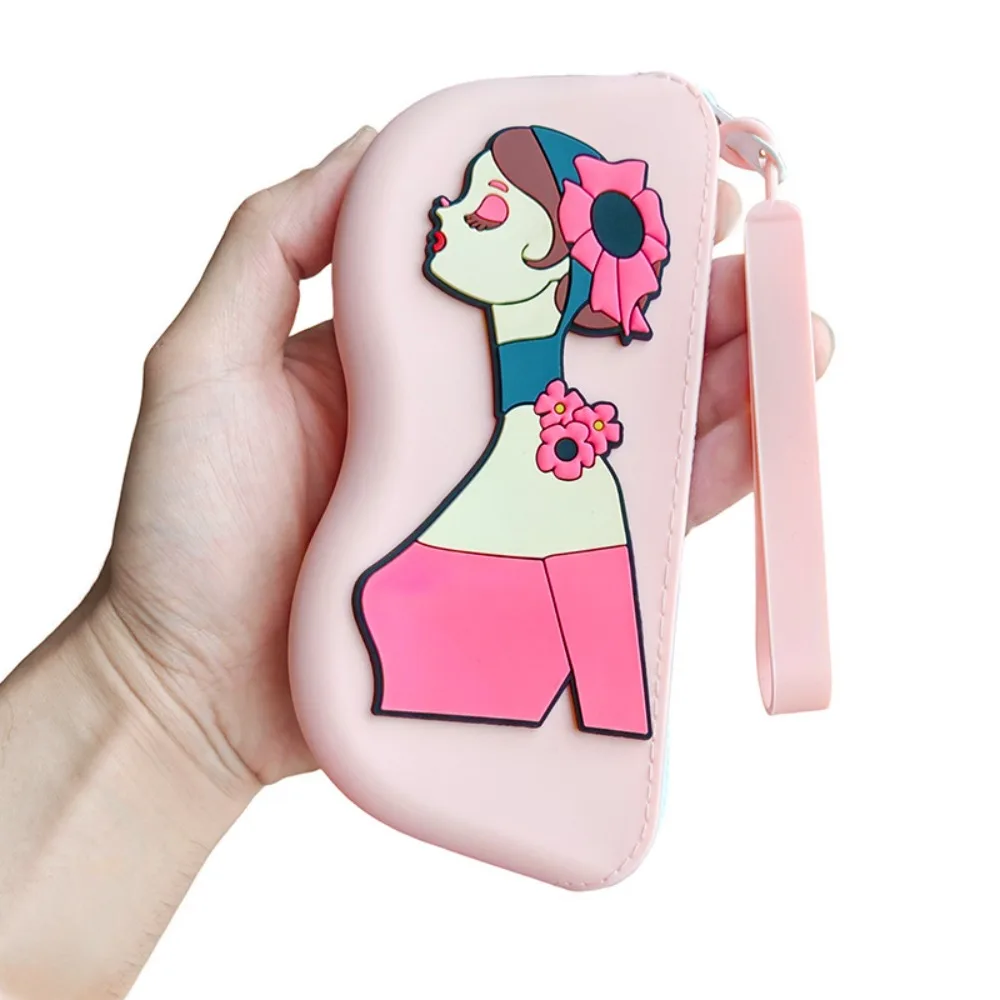 

Многофункциональная силиконовая сумка для очков, пылезащитная водонепроницаемая сумка для хранения солнцезащитных очков, кошелек для монет, мультяшная сумка для мелких предметов, уличная сумка