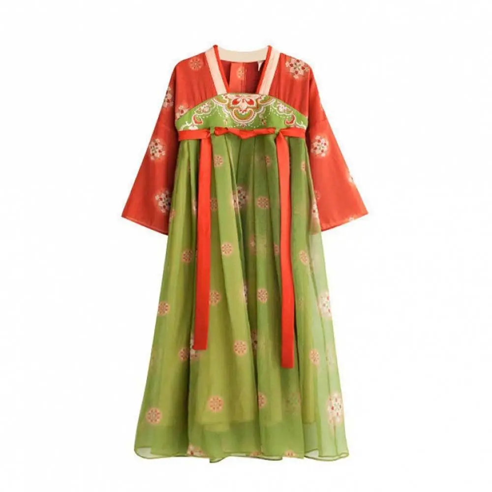 

Tang Dynasty Chinese Children Girls Hanfu Outfit Ancient Stage Costumes Chinese Kids Girls Ancient Dress