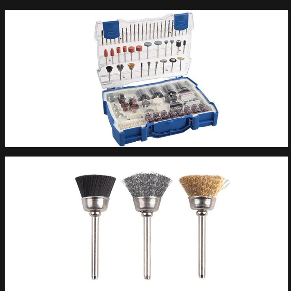 Rotary Tool Accessory Kit 365 Pieces with Grinding Heads Cutting Discs and Engraving Bits Compatible with Standard for mini