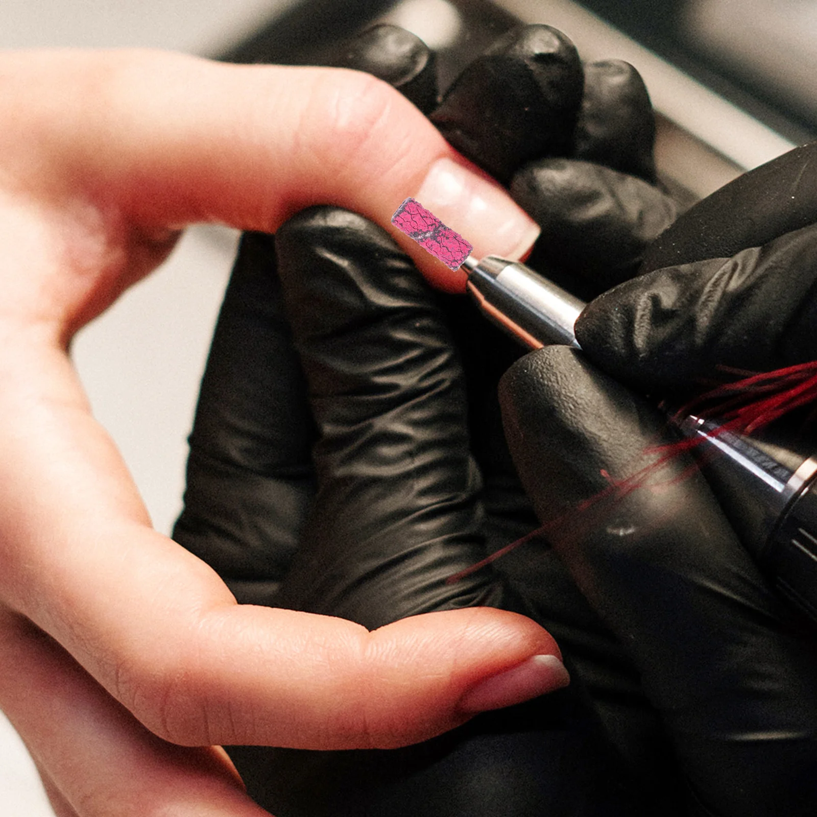 

50 pcs Bands Portable Manicure Sanding Rings Acrylic Nails Salon Use Mini Sanding Bands For Natural Artificial Nails Lightweight